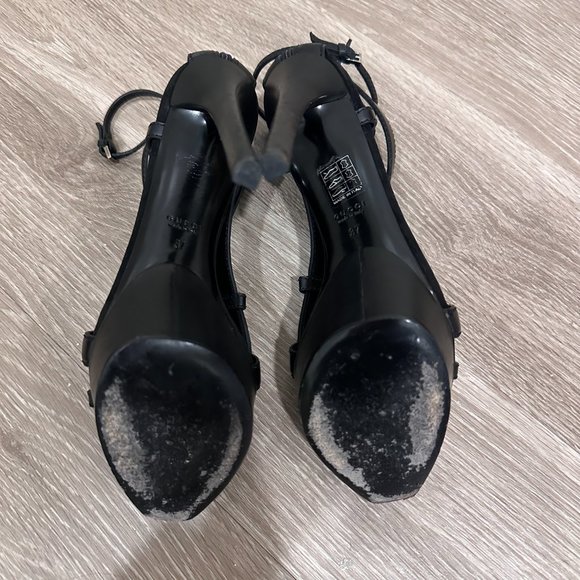 Gucci Daryl Leather and Suede Platforms Size 37 - Picture 10 of 14